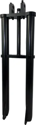 Produktbild von Extra breite und dicke Doppelbrückengabel, 700 mm, 50 mm, schwarz für bis zu 26