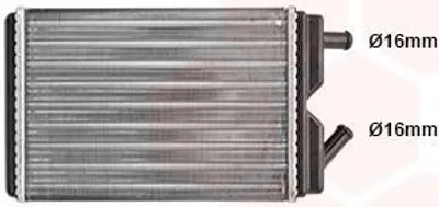 Produktbild von VAN WEZEL 59006041 Wärmetauscher Innenraumheizung