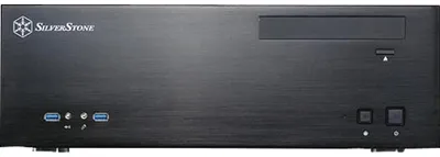 Productafbeelding van Silverstone SST-GD04B, HTPC, PC, Aluminium, SECC, DTX, Micro-ATX, Mini-ITX, Zwart, 1x 120 mm, 2x 120 mm