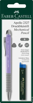 Zdjęcie produktu dla FABER-CASTELL Druckbleistift Apollo 0,7 sort.+Minen