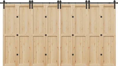 Image de Kit de quincaillerie de porte coulissante 400 cm acier noir