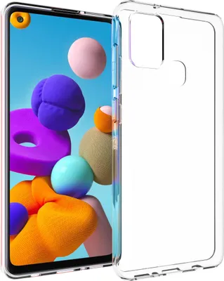 Immagine prodotto di Accezz Cover posteriore trasparente in TPU per Samsung Galaxy A21s - Trasparente