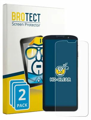 Produktbild von 2x Für Unitech EA630 Schutzfolie BROTECT Displayschutz Display Schutz Folie Klar Transparent