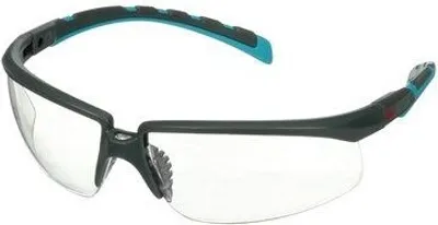 Produktbild von 3M™ Solus™ Serie 2000, S2001SGAF-BGR, grau/türkise Bügel, Scotchgard™ Anti-Fog-Beschichtung, transparente Anti-Fog-Antikratz-Scheibe, 20 pro Packung