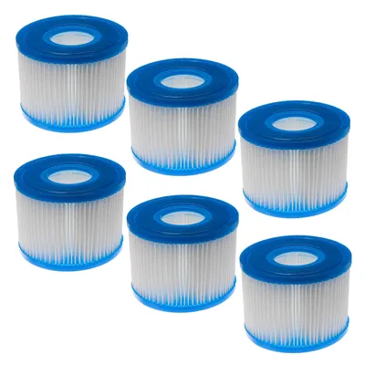 Produktbild von vhbw 6x Filterkartusche Typ S1 Ersatz für Intex 29011, S1 für Pool - Ersatzfilter, Blau, Weiß