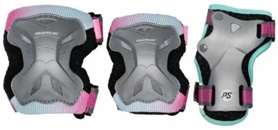 Produktbild von Powerslide Kids Pro Schutzset Grau XS Mädchen Grau XS