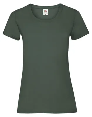Produktbild von Fruit of the Loom - "Valueweight" T-Shirt für Damen LT2232 (S) (Flaschengrün)