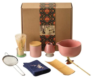 Produktbild von 9-teiliges Matcha-Set mit Schale und Schneebesen