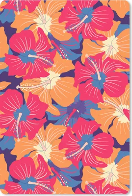 Produktbild von MuchoWow® Mauspad Mousepad Sommer - Blumen - Hawaii - Muster 18x27 cm - Mousepads - Maus Mat - Pad - Mausunterlage