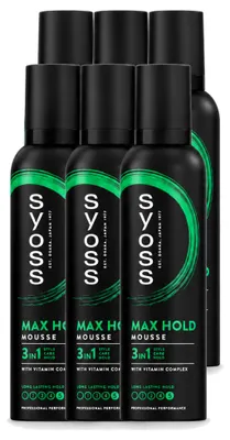 Produktbild von 6 x Syoss Keratin Haarmousse - 250 ml - Vorteilspackung - 6 Stücke