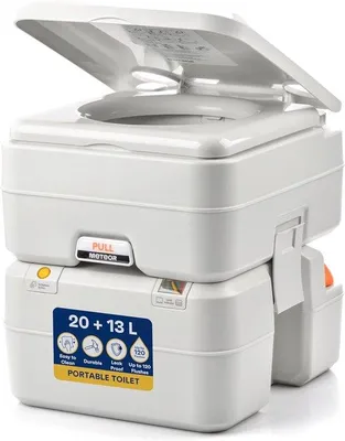 Productafbeelding van Mobiel Toilet 20L - Vouwbaar WC - Compact en lichtgewicht - Ideaal voor kamperen