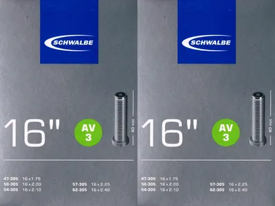 Produktbild von Schwalbe Schlauch AV 3 16x1.75-2.50" 47/62-305 AGV 40mm