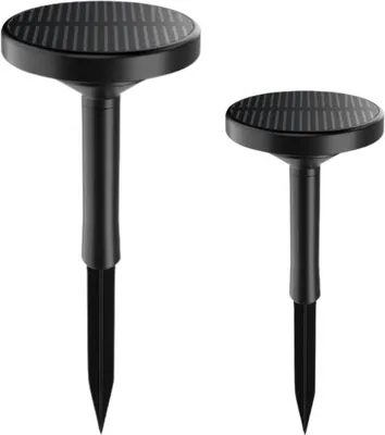 Image de Lampe de Jardin Solaire à Piquet IP65 90lm (lot de 2) - Blanc Neutre 4000K - 5500K