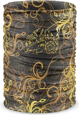 Obrázek produktu pro Multifunkční šátek GOLD černá - Žlutá / ONE SIZE
