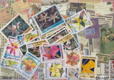 Produktbild von Briefmarken Motive 25 verschiedene Orchideen Marken
