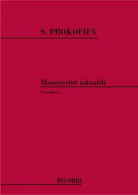 Produktbild von Manoscritti Infantiliper pianoforte