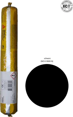 Produktbild von Sikaflex Pro 1 1K Polyurethan Dichtstoff 600ml Beutel schwarz