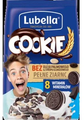 Zdjęcie produktu dla Płatki Cookie śniadaniowe Lubella 400 g