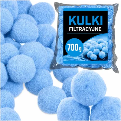 Produktbild von Filterbälle 700 g für Sandfilteranlage, Filter Balls mit Silberionen, Ersatz für 25,2 kg Filtersand, Waschbar