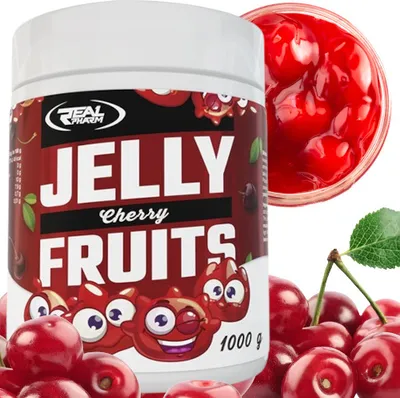 Produktbild von JEM Kirsche FRUELINE in Gel null Zucker Real Pharm Jelly Fruits 1kg