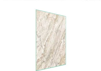 Produktbild von Herdabdeckplatte 35x52 Glaskeramikkochfeld Abdeckung Spritzschutz Glasplatte Deko Schneidebrett Marmor Beige