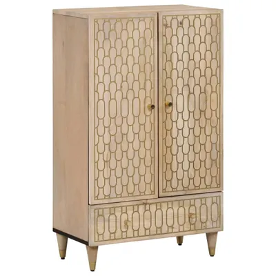 Produktbild von Highboard 60x33x100 cm Massivholz Mango