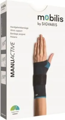 Produktbild von Ergonomische Handgelenkbandage Mobilis Manu Active - Größe M, Rechts - Unterstützt Beweglichkeit und Stabilität
