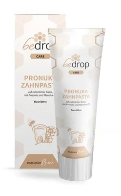 Produktbild von Bedrop Pronuka Zahnpasta / Zahncreme mit Propolis & Manuka-Öl, fluoridfrei & natürlich - 75ml