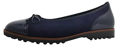 Produktbild von Gabor 04.100 Ballerinas - Damen Halbschuhe - Slipper blau Elegant NEU