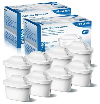 Wasserfilterpatronen, 8 Stück, weiß, kompatibel mit Brita Maxtra+