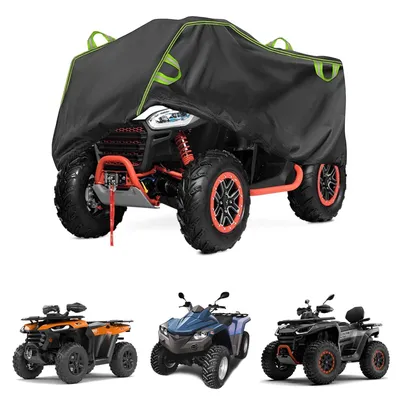 Productafbeelding van Omgoods - Waterdicht Quad ATV Afdekzeil van 210D Oxford met Reflecterende Strepen