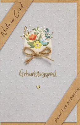 Produktbild von BSB 69-3037-2 Geburtstagskarte Nature Card - inkl. Umschlag