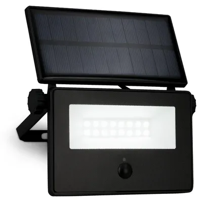 Immagine prodotto di Applique solare a LED per esterni, nera, incl. sensore IR