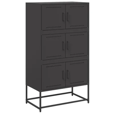 Produktbild von Sideboard Schwarz 68,5x38,5x123,5 cm Stahl