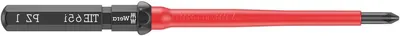 Productafbeelding van Schroevendraaier Bit - Wisselkling Pozidriv Bit - Veilig Schroeven Draaien - Individueel Getest - PZ 1 x 157 mm - Multi-coloured