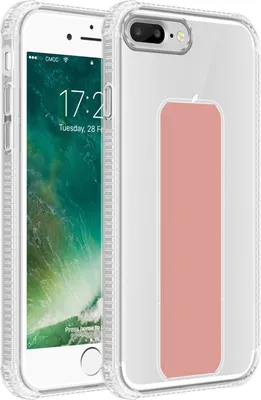 Zdjęcie produktu dla Etui ochronne Cadorabo do Apple iPhone 7 PLUS / 7S PLUS / 8 PLUS w kolorze różowym Etui silikonowe TPU z funkcją podstawki