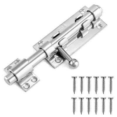 Zdjęcie produktu dla Zamek zatrzaskowy ze stali nierdzewnej, 12 mm, z otworem na kłódkę, długość 24,5 cm