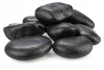 Obrázok produktu pre Akvarijný štrk, lesklý, 4–8 cm, čierny, 500 g