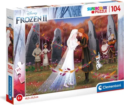 Produktbild von Clementoni 25719 - 104 Teile Puzzle - Frozen 2/ Die Eiskönigin 2