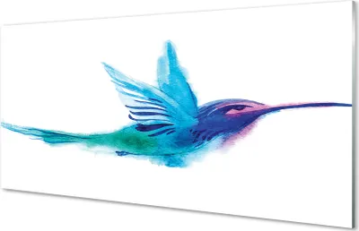 Produktbild von Glasbilder 140x70 Wandkunst gemalten Papagei