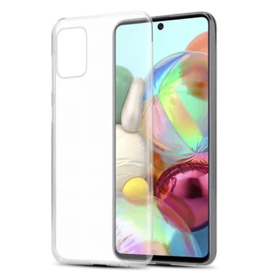 Produktbild von Cadorabo Hülle für Samsung Galaxy A71 4G Schutz Hülle in Transparent Schutzhülle TPU Silikon Cover Etui Case