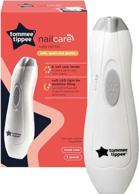 Produktbild von Tommee Tippee Elektrischer Baby-Nageltrimmer mit LED & 6 Feilenköpfen
