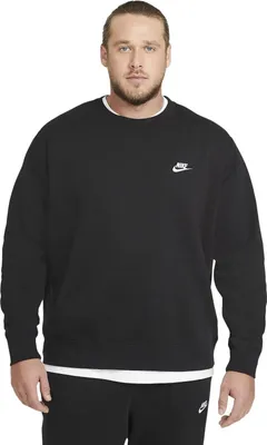 Produktbild von Nike M NSW Club CRW BB Herren Sweatshirt Rundhalsshirt BV2662 010 : XL Grösse - Bekleidung: XL