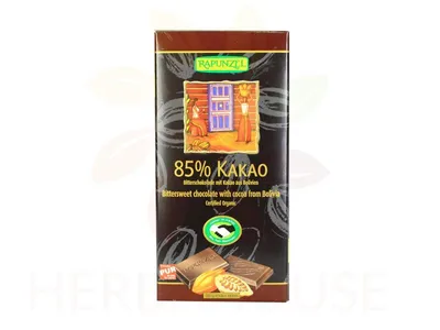 Obrázek produktu pro Rapunzel Keserűcsokoládé 85% 80G, 28016