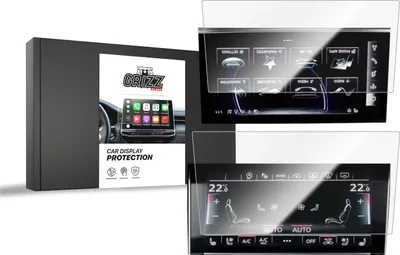 Produktbild von Keramische Autodisplayfolie 2in1 für Audi A8 D5 (2017-2021), Grizz Protector