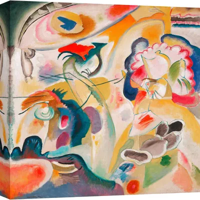 Obrázek produktu pro Obraz na plátně - Wassily Kandinsky - Improvizace č. 29 (Labuť) - 40x40 cm