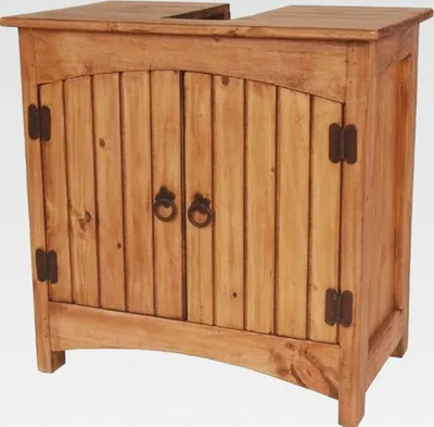 Produktbild von Unterschrank Mexico Möbel 60x60x35 cm Landhausstil Massivholz Pinie Honig