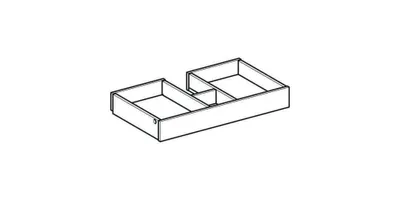 Produktbild von Geberit 243945001 Innenschublade f. Unterschrank für WT