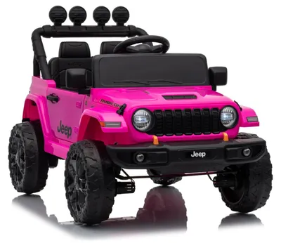 Productafbeelding van Jeep Rubicon DK-JWR558, 24V, roze, elektrisch aangedreven voertuig