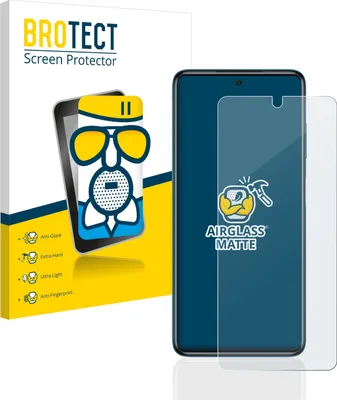 Produktbild von BROTECT Entspiegelungs Schutzglas für Xiaomi Poco X3 Pro Schutzfolie Panzer Folie Glas Display Schutz matt